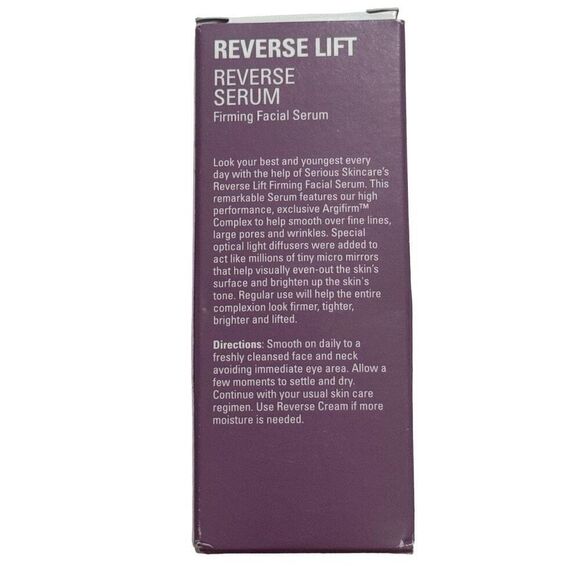 Serious Skincare Reverse Lift Recovery Complex Serum 1oz. NEW - Picture 2 of 7